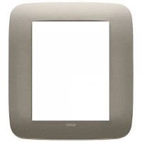 19698.13 - Vimar Накладка Round на 8 модулей шампань матовый