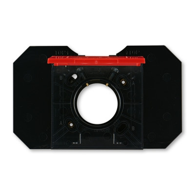 5530H-C67107 65 - Розетка ABB Levit для централизованных систем пылеудаления оранжевый / дымчатый чёрный - 2CHH506717C4065