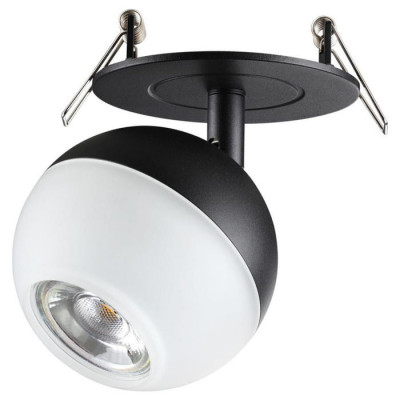 Novotech 370817 SPOT NT22 232 черный Светильник встраиваемый IP20 GU10 9W 220V GARN
