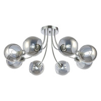 Evoluce SLE102102-08 Светильник потолочный Хром/Дымчатый E14 8*40W