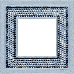 FD01291CB Fede Crystal De Luxe Art  Рамка 1-ная, Bright Chrome
