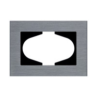 Рамка для двойной розетки, серый Kollinger Reflex AL RA120GY