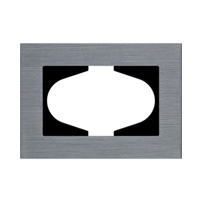 Рамка для двойной розетки, серый Kollinger Reflex AL RA120GY