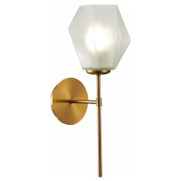 Evoluce SLE205201-01 Светильник настенный Латунь/Белый E27 1*60W