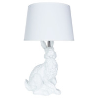 Arte Lamp IZAR, Светильник настольный интерьерный, цвет арматуры - белый, цвет плафона/декора - БЕЛЫЙ, 1х40W E27, A4015LT-1WH