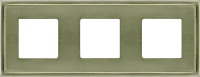 FD01243NS Fede Madrid Рамка 3-ная, Nickel Satin