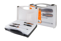 Набор отверток 4 шт.: SL3x75, SL5х100, PH1х75, PH2х100 (пласт. чемодан), CR-V "Алмаз" TDM Electric, SQ1013-0202