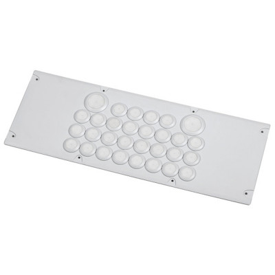 Legrand Пластина для ввода кабеля Cabstop IP 55 - 28 x диам. 5 до 14 мм, - 2 x диам. 14 до 25 мм - 2 запасных, 036497