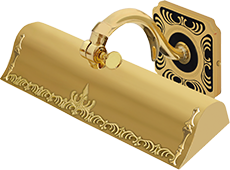 FD1023NEEN Fede Светильник для картин (BIG SHADE) SMALTO ITALIANO, Jet Black