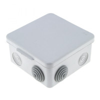 Коробка распаячная КМР-030-014 с крышкой наружная (100х100х55), 8 мембранных вводов IP54 EKF PROxima Коробка распаячная КМР-030-014 с крышкой наружная (100х100х55), 8 мембранных вводов IP54 EKF PROxima