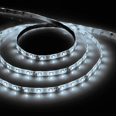Лента светодиодная, 60SMD(2835)/m 4.8W/m 12V 1m 6500К, LS604, Feron 27752