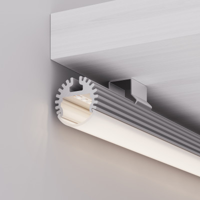 Профиль ARH-ROUND-D16-2000 ANOD (Arlight, Алюминий), 039217