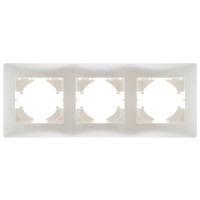 GUSI Bravo РАМКА 3-местная, цвет жемчуг., С1030-028