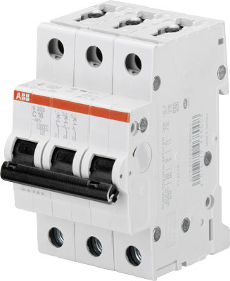 ABB Выключатель автоматический 3-полюсной S203M C6