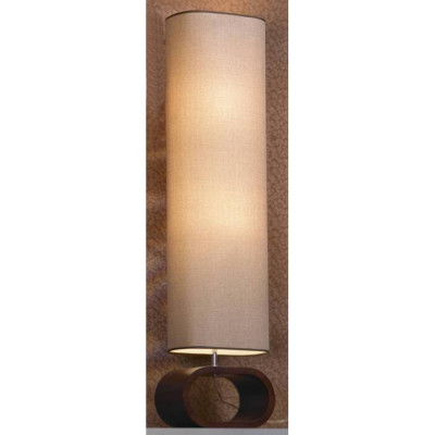 LUSSOLE Nulvi Торшер, цвет основания - хром, плафон - ткань (цвет - бежевый), 2x60W E27, LSF-2105-02