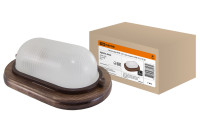 Светильник НПБ1201 венге овал 100Вт IP54 TDM Electric, SQ0303-0429 Светильник НПБ1201 венге овал 100Вт IP54 TDM Electric, SQ0303-0429