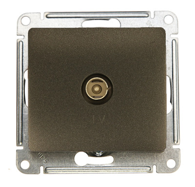 GLOSSA TV АНТЕННА коннектор, механизм, АНТРАЦИТ