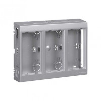 Simon Connect Алюминий Коробка Cima Pro для наружного монтажа на 3 Cima-модуля, SBC350-8