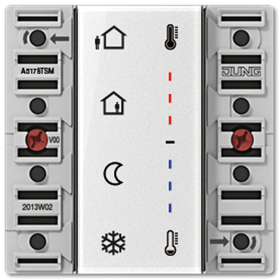 KNX модуль для регулятора, 2 группы, A5178TSM