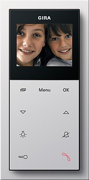 1239112 Gira Квартирная видеостанция накладного монтажа Plus