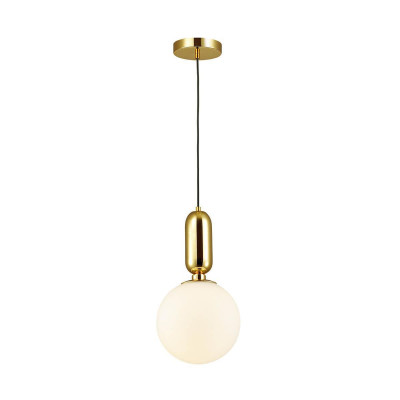 4669/1 PENDANT ODL20 309 золотой/белый Подвес E27 1*40W (тип лампы СВЕЧА ) 220V OKIA