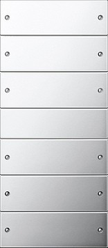 2136609 Gira Комплект клавиш, 6 шт. (3+3)