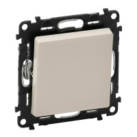 Legrand Valena LIFE.Выключатель 10АХ 250В с лицевой панелью.Безвинтовые зажимы.Слоновая кость, 752501 Legrand Valena LIFE.Выключатель 10АХ 250В с лицевой панелью.Безвинтовые зажимы.Слоновая кость, 752501