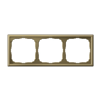GAL001603 - ARTGALLERY 3-постовая РАМКА, универсальная, ЗОЛОТО, Systeme Electric