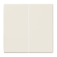 Двойная клавиша для балансирных механизмов выключателей (кнопок), в комплекте с CD95HP (крепежный элемент), возможно IP44; дюропласт; слоновая кость; LS990, LS995