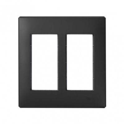 Simon Cima 500 Графит Рамка с суппортами на 2 модуля, 164х30х135мм, 9мм, 51010102-038