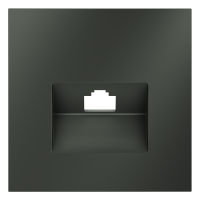 Накладка для розетки компьютерной RJ45 кат.6, S70 (титан), VLS001306