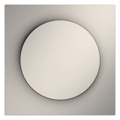 Накладка для светорегулятора поворотно-нажимного, S70 (кашемир), VLS002003