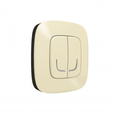 752687 - Valena Allure with NETATMO.Умный беспроводной выключатель 2-клавишный.Цвет Слоновая кость
