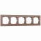 Werkel W0051142/ Рамка на 5 постов Favorit (латте, стекло), a058822