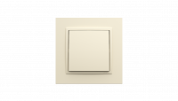 Выключатель 1-клавишный, Efapel серия Logus 90 - Animato, цвет Бежевый
