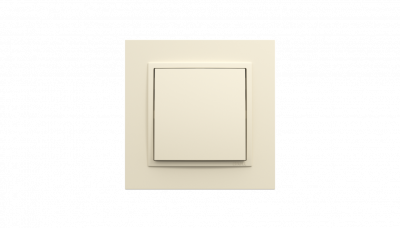 Выключатель 1-клавишный, Efapel серия Logus 90 - Animato, цвет Бежевый