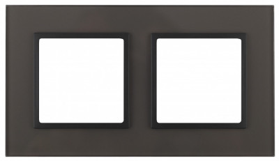 ЭРА 14-5102-32 Elegance Серый/антрацит Стекло Рамка 2-ая