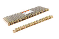 Шина "N" нулевая 8x12мм 24/2 (24 группы/крепеж по краям) TDM Electric, SQ0801-0075