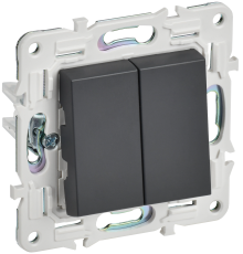 SKANDY Выключ. 2-кл. прох. 10А SK-V05T титан IEK, SK-V22-0-10-K48 SKANDY Выключ. 2-кл. прох. 10А SK-V05T титан IEK, SK-V22-0-10-K48