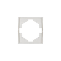 Рамка STRONG 1-постовая жемчуг KRANZ, KR-78-0751-4