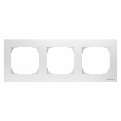 ABB SKY Альпийский белый Рамка 3-постовая, базовая