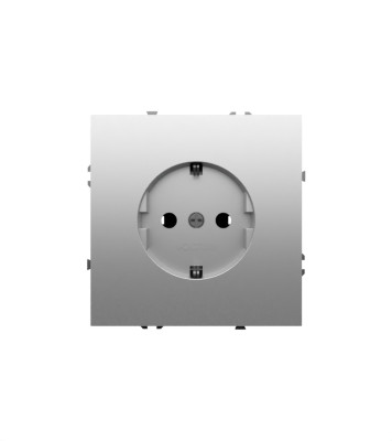Розетка встраиваемая VOLTUM S70 с заземлением 16А, (шелк), VLS040104