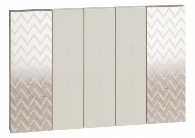 KA4803MM Bticino LIVING NOW. Декоративная рамка 3 модуля.Цвет "Оптик", KA4803MM