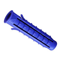 Дюбель распорный 12х60мм, синий, полипропилен, пакет (50 шт/уп) KRANZ, KR-01-3618-018