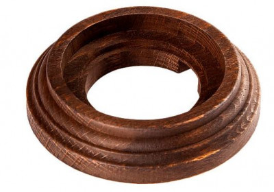 Bironi Рамка 1 постовая для открытой проводки (Старое дерево на бревно 260мм), BFC26-610-17