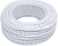 Bironi Провод 2*2,5 Белый (матовый) 10м, B1-425-71-10