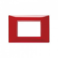 Vimar Накладка для 3 модулей рефлекс "рубин", 14653.51