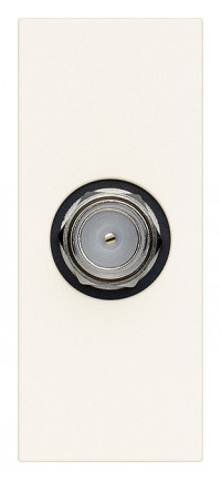 Vimar Розетка коаксиальная tipo F белая, 30318.B