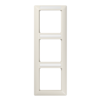 Рамка 3-кратная вертикальная с полем для надписи слоновая кость, AS583BFINA Рамка 3-кратная вертикальная с полем для надписи слоновая кость, AS583BFINA