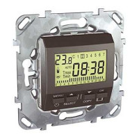 MGU5.505.12ZD - Unica top термостат программируемый, недельный, встроенный термодатчик, графит